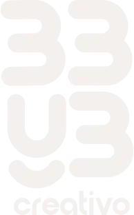 Logo 333 creativo blanco